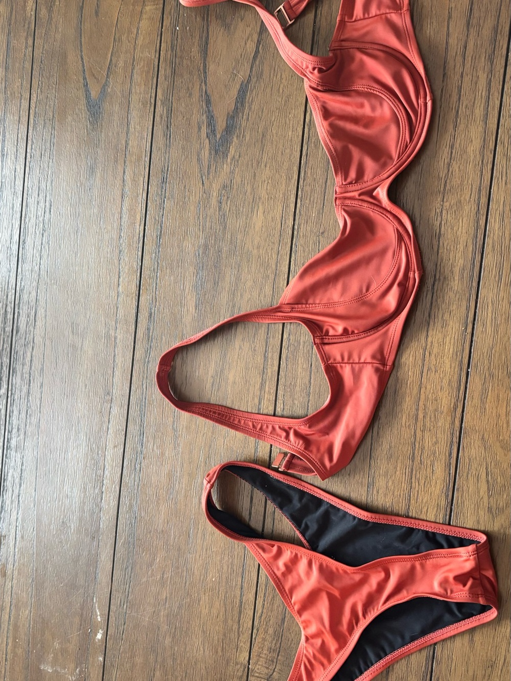 Somerfield Swim Coral Red Underwire Bikini Set
